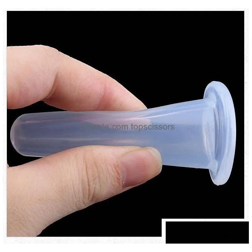 100pcs eye mini silicone vacuum massage cup silicone facial massager cupping cup face eye care treatment 1650mm