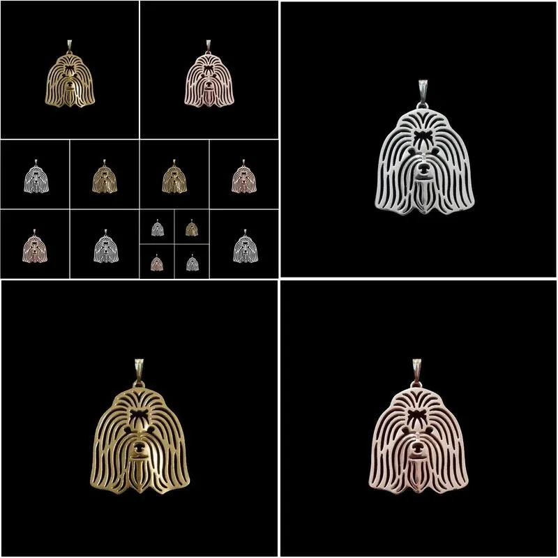 pendants 2021 womens metal pet dog jewelry accessory coton de tulear