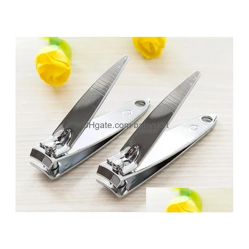 factory price 5000pcs/lot stainless steel nail clipper cutter trimmer manicure pedicure care scissors nail tools