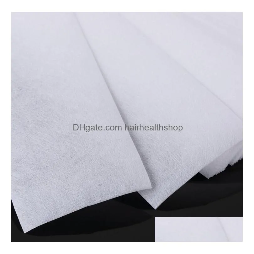 dhs shipping 100pcs/lot professional wax waxing strips hair removal paper epilator nonwoven epilating paper wholesale