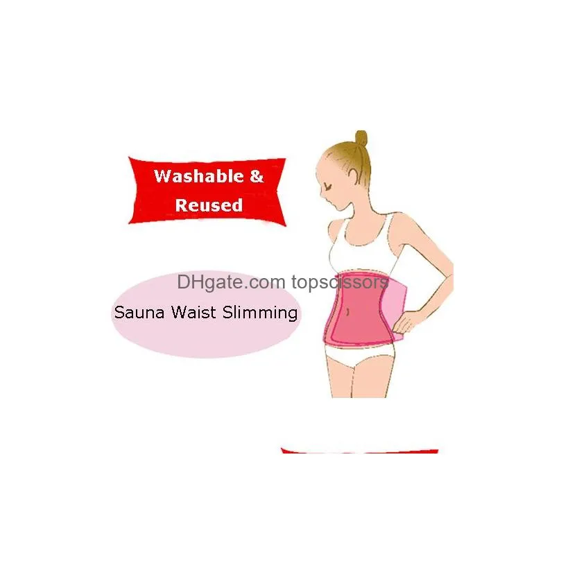20pcs sauna slimming belt belly slimming lose weight slim sauna pink waist belt shape-up 1packis1pc