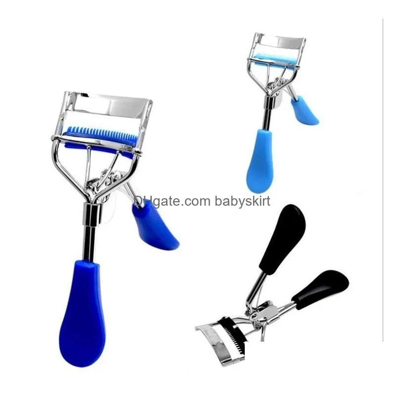 10 colors eyelash curler with comb cosmetic curler curling eyes tweezer for eyelashes beauty makeup tools accessories