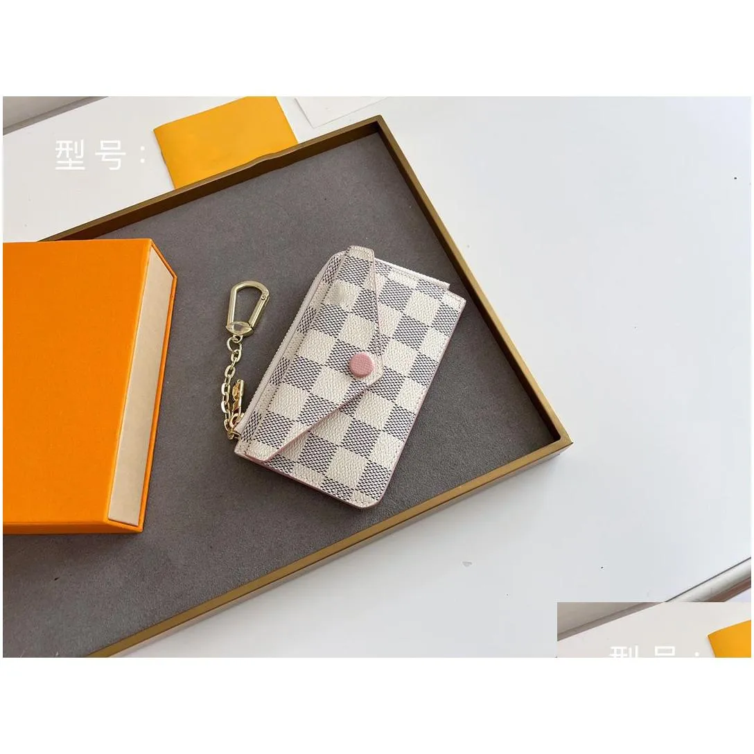top leather zipper long wallet womens luxury bag coin wallet business card holder designer handbag 69431