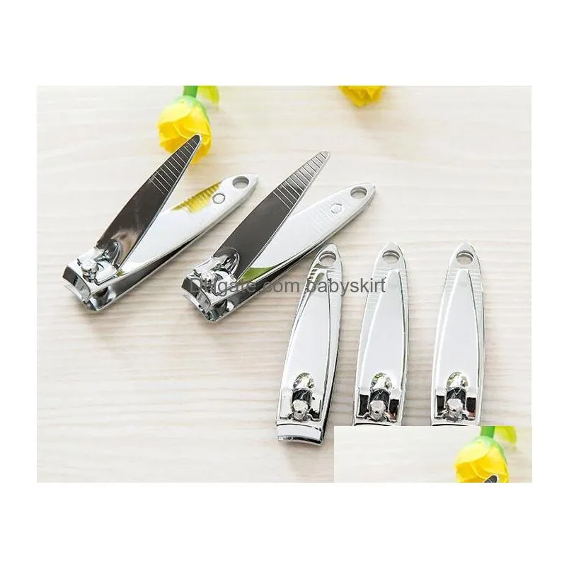 factory price 5000pcs/lot stainless steel nail clipper cutter trimmer manicure pedicure care scissors nail tools
