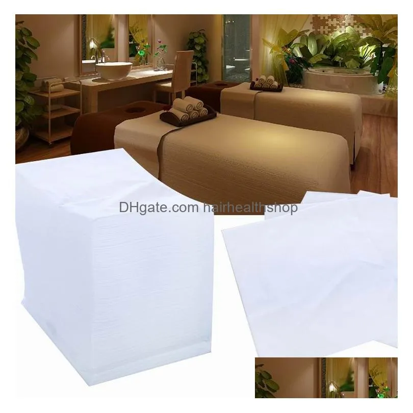 100pcs lot disposable medical grade massage special nonwoven bed pad beauty salon spa dedicated bed sheets 18080cm