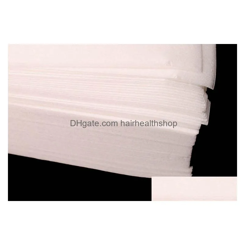 dhs shipping 100pcs/lot professional wax waxing strips hair removal paper epilator nonwoven epilating paper wholesale