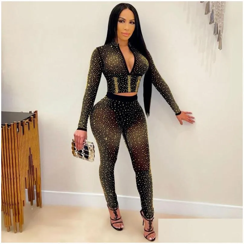 womens two piece pants set women sexy club outfits 2 trouser sets summer tracksuit pant suits rave luxury designer y2k clothing