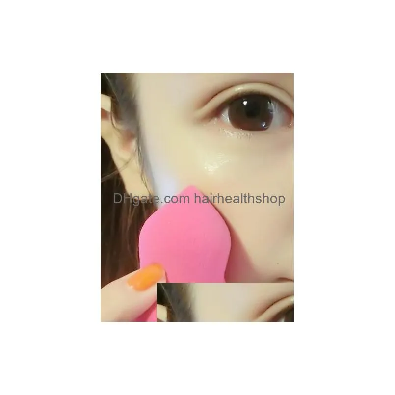 wholesale 1000pcs makeup sponges pro beauty sponge foundation blending sponge applicators powder puff 10 colors 32x46mm