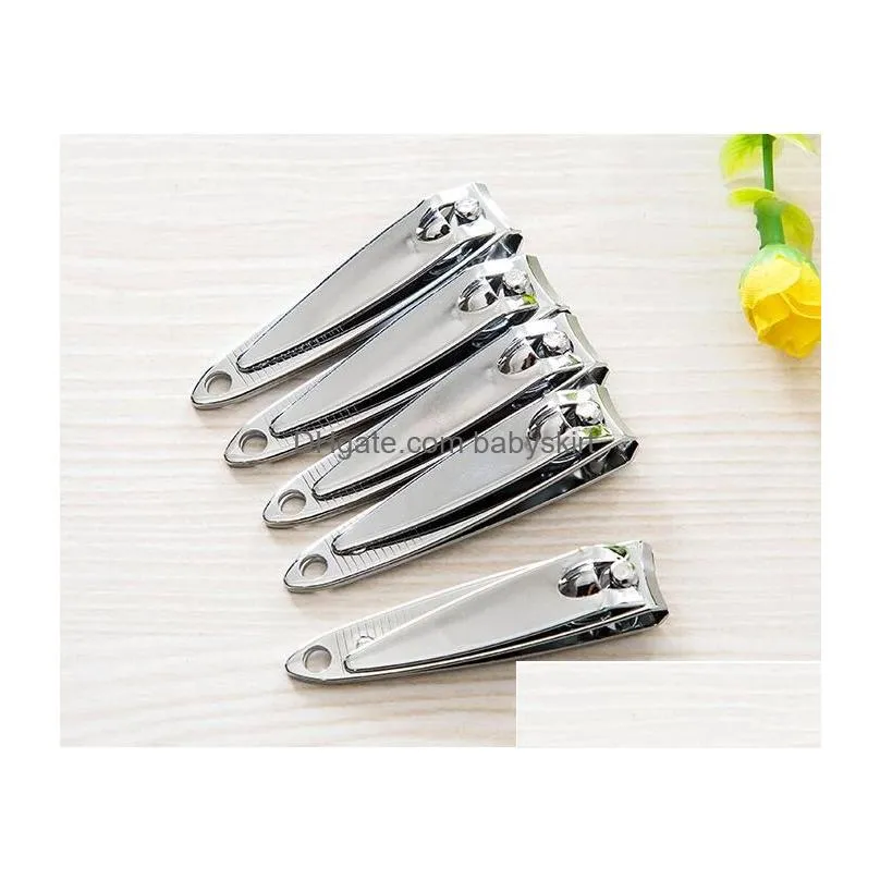 factory price 5000pcs/lot stainless steel nail clipper cutter trimmer manicure pedicure care scissors nail tools