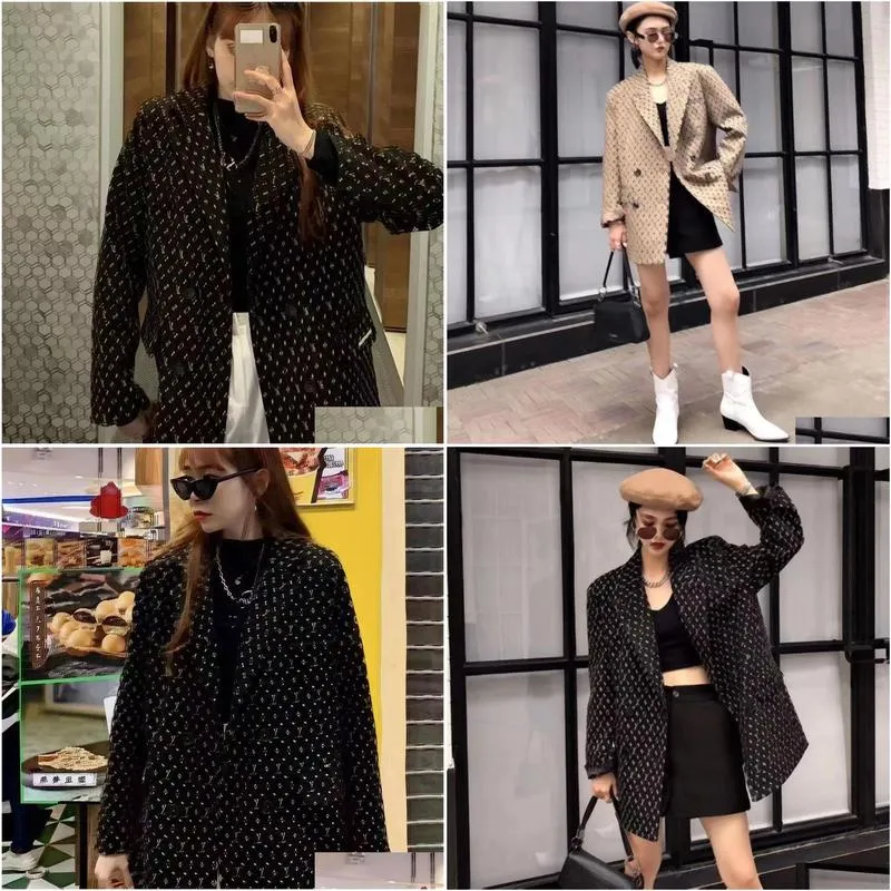 fashion women suit designer clothes blazer 1v spring released tops e132