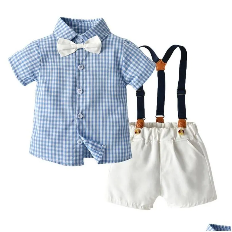 clothing sets plaid brother and sister kids matching outfits boys gentleman suitaddprincess girls tutu dress children clothes jyf