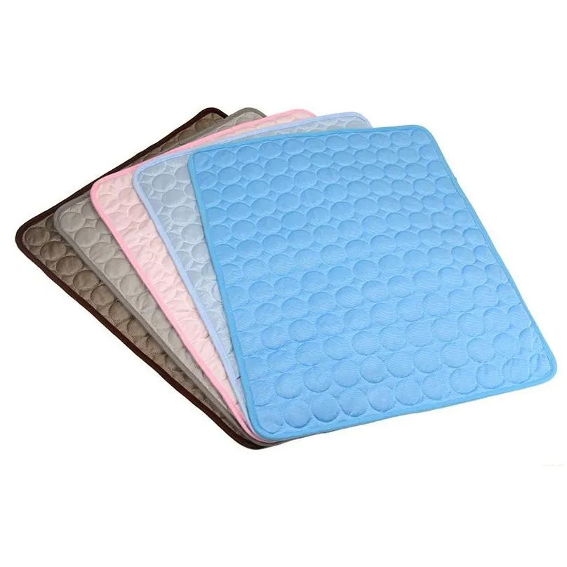 breathable dog cooling mats pet summer sleeping pads for sofa/bed/car seat/floor