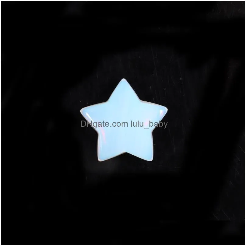 natural stone crystal 25mm star ornaments quartz healing crystals energy reiki gem living room decoration trinket