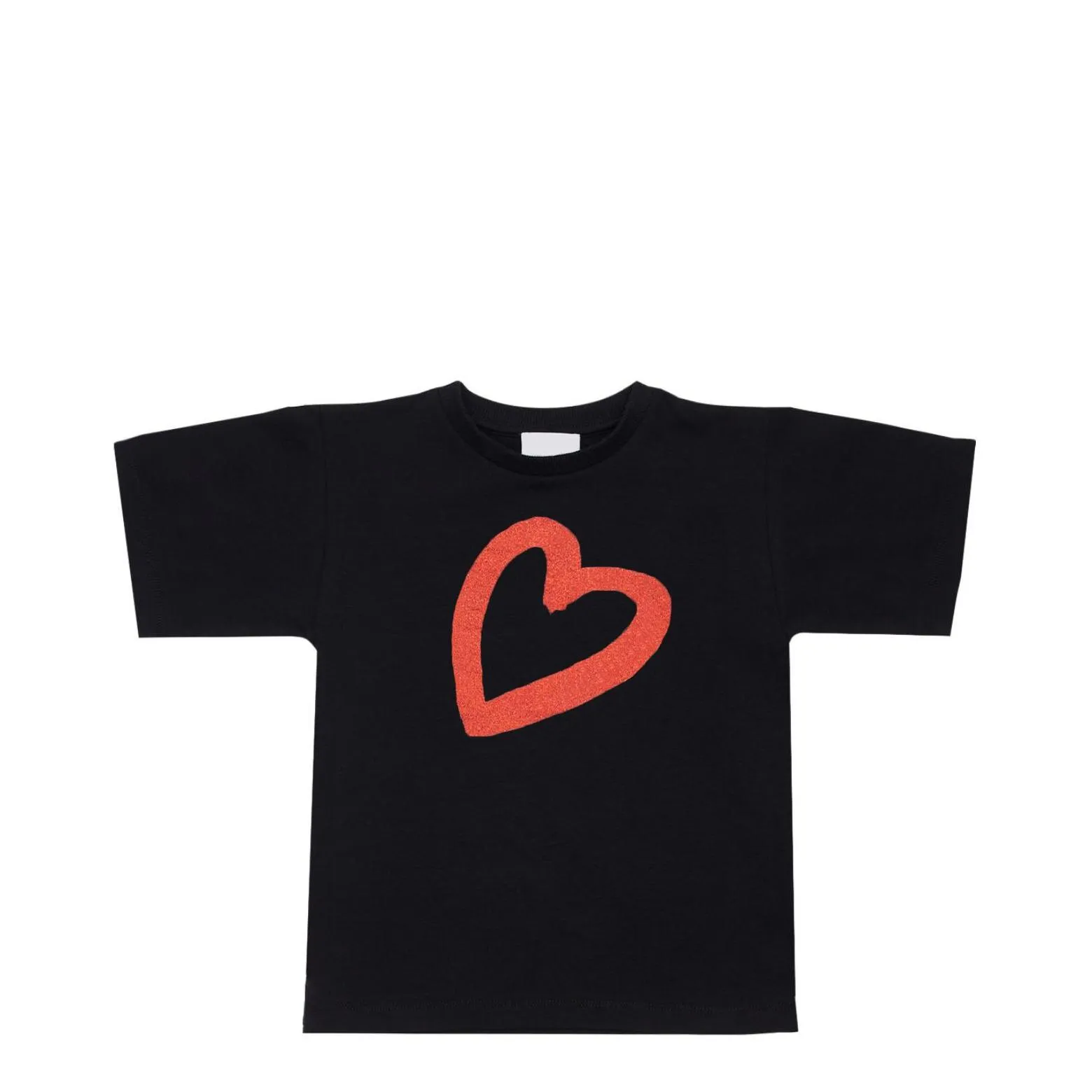 kids t shirts top tee boy girl t-shirts clothing teen baby short-sleeved heart letter tees comfortable casual cute girls tops fashion boys