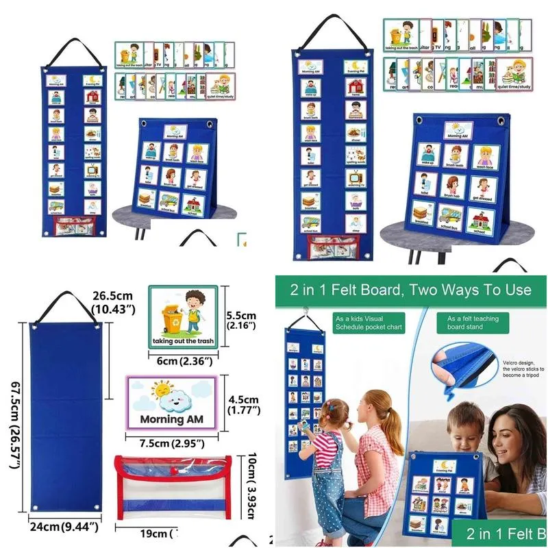 other toys daily visual schedule for kids chore chart week schedule for children toddlers boys girls routine cards for classroom