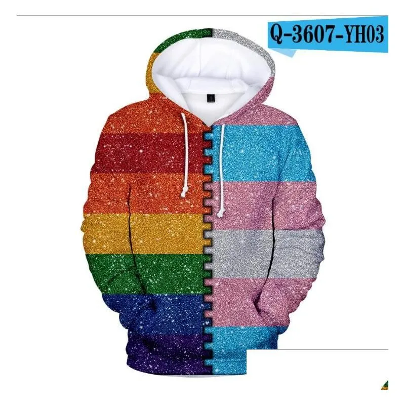 lgbt pride month 3d print oversized women/men hoodies sweatshirt lgbtq gay bisexual lesbian rainbow pullover hooded jacket coats