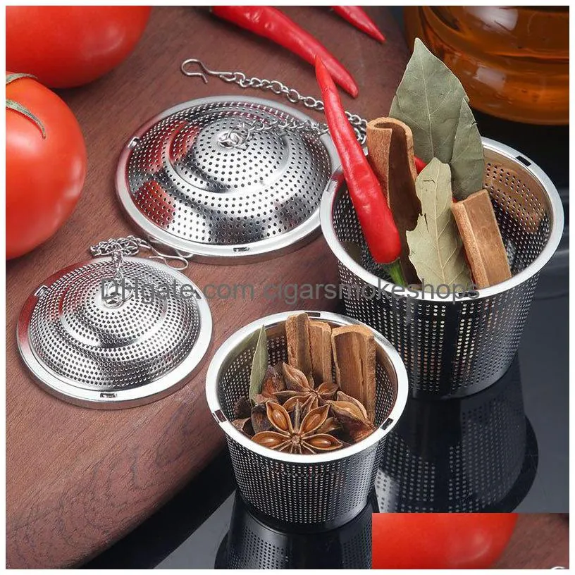 tea tools stainless steel tea infuser for loose leaf teas spice strainer herbal kitchen cooking seasoning steeper xbjk2203