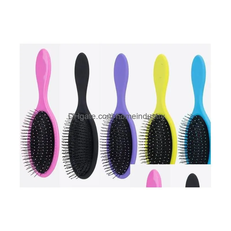 wet dry hair brush hair detangler brush massage comb with airbags combs for wet hair shower brush 2018