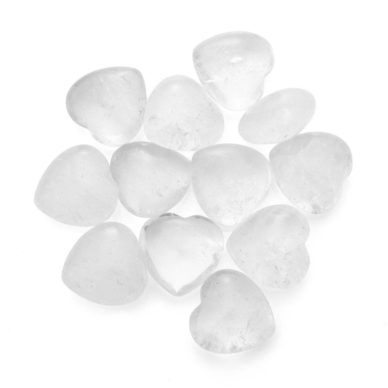 natural rock crystal stone ornaments carved 25x10mm heart chakra reiki healing quartz mineral tumbled gemstones hand home decor