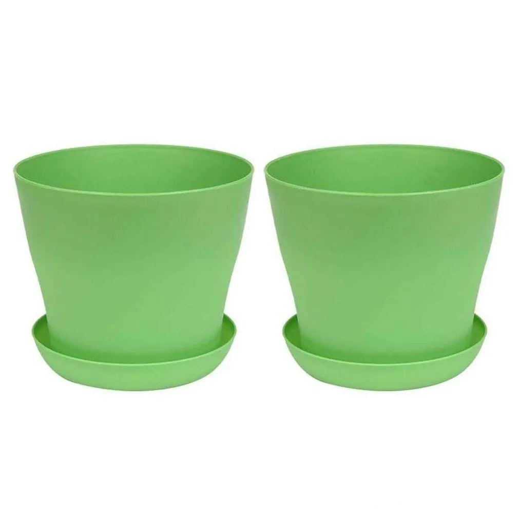 planters pots 2pcs nursery pot flowerpot pp flower pot anti-slip flower pot garden yard decoration plant pot nursery planter r230620