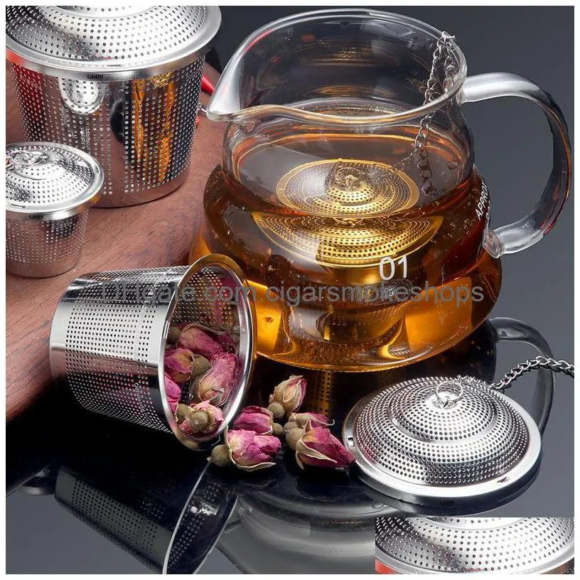 tea tools stainless steel tea infuser for loose leaf teas spice strainer herbal kitchen cooking seasoning steeper xbjk2203