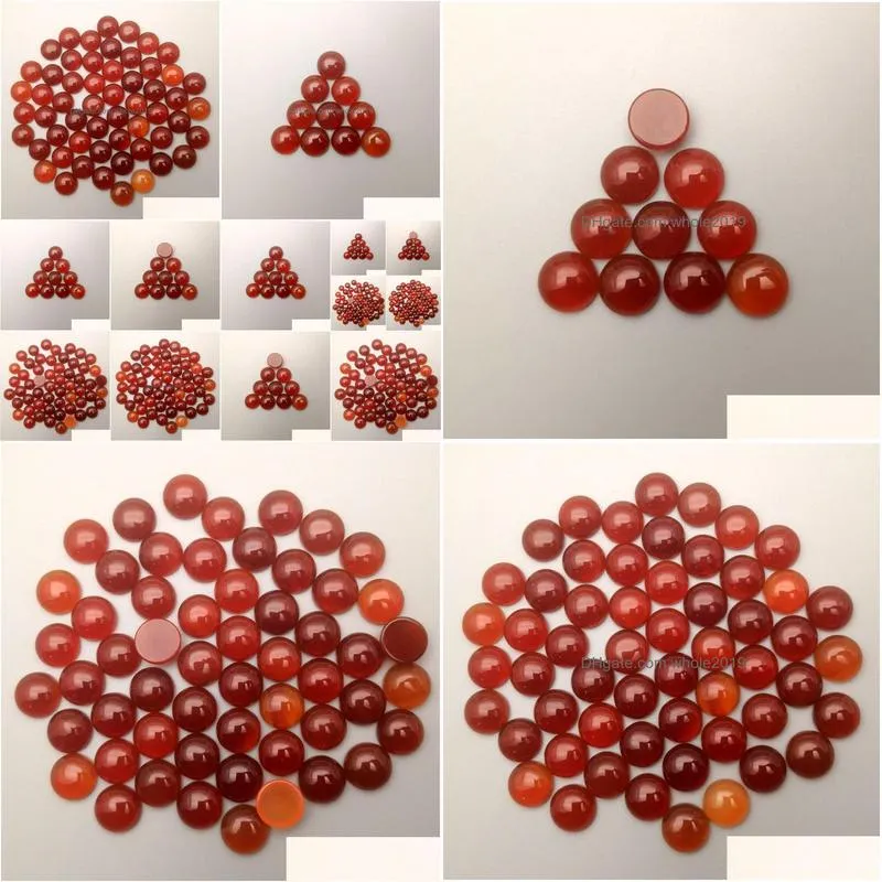 natural stone 6mm 8mm 10mm 12mm round loose beads red agate face for natural stone necklace ring earrrings jewelry accessory