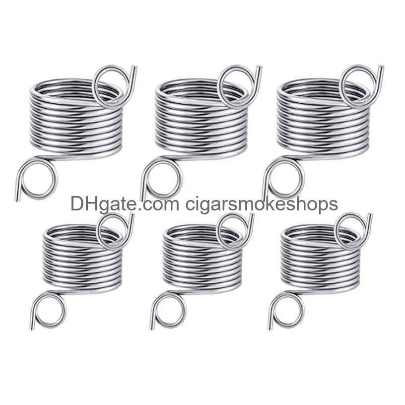 sewing metal yarn guide knitting thimble stainless steel thimble finger ring for knitting crafts accessories tool xbjk2301