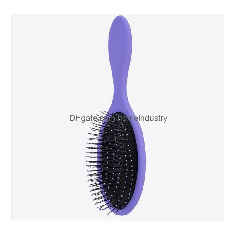 wet dry hair brush hair detangler brush massage comb with airbags combs for wet hair shower brush b537