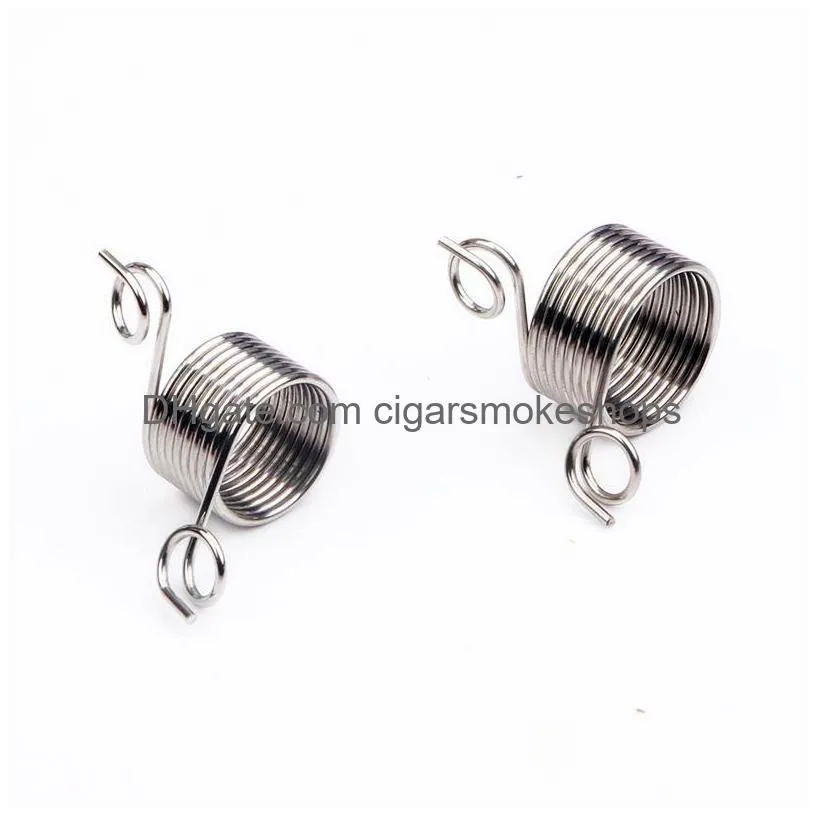 sewing metal yarn guide knitting thimble stainless steel thimble finger ring for knitting crafts accessories tool xbjk2301