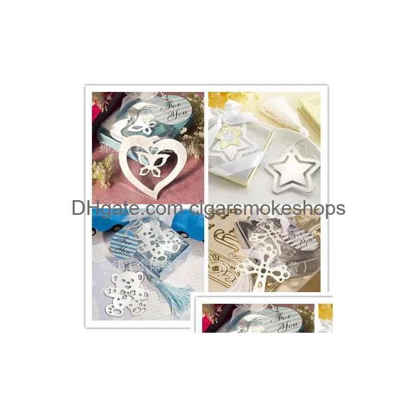 wedding gift bookmarks favors 10 different styles wedding favor bookmark mixed order kd1