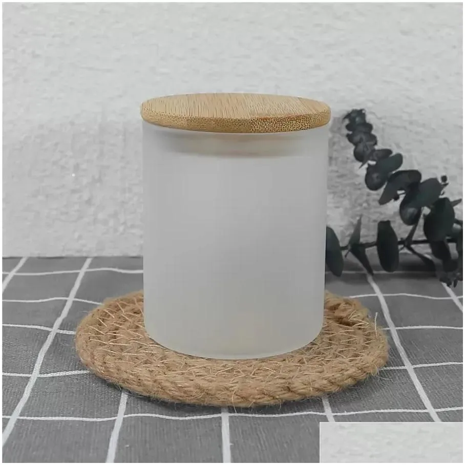 200ml candles holder glass cup containers with bamboo lid scented candles jar home diy candle making accessories