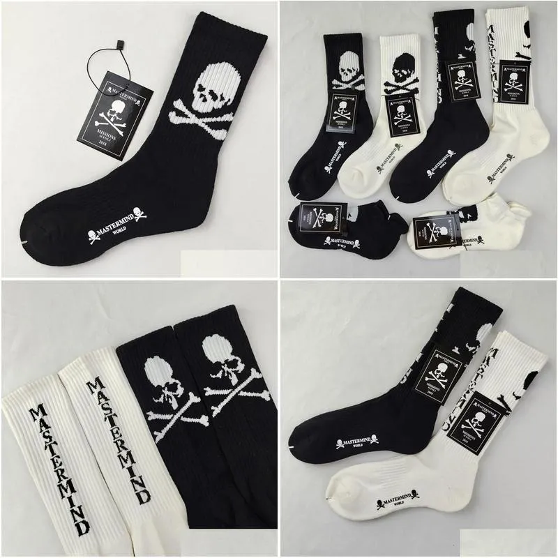 mens socks sold by 4pairs/lot--japan mmj cotton mastermind black and white mens womens towel bottom sports wz22mens mensmens