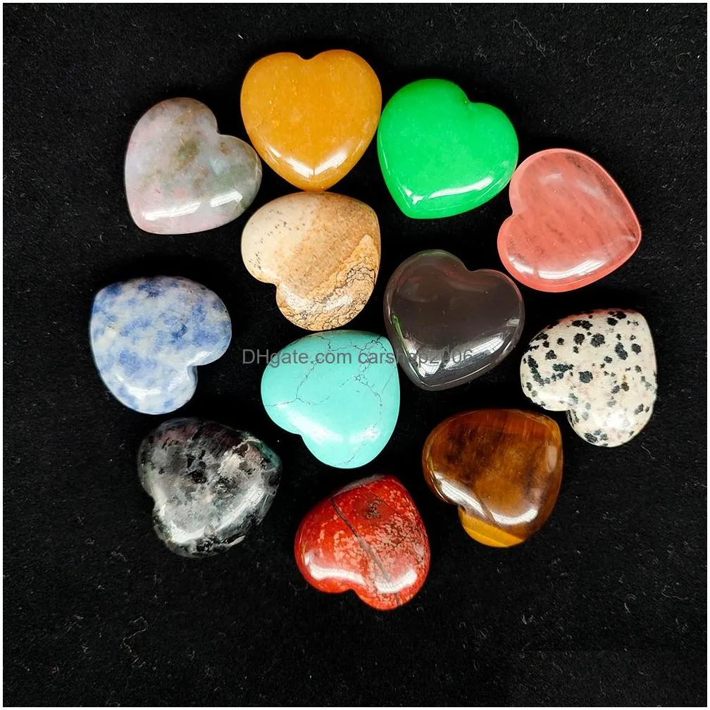 natural stone 25mm non-porous pink rose quartz tigers eye heart chakra healing stone guides meditation ornaments jewelry accessory