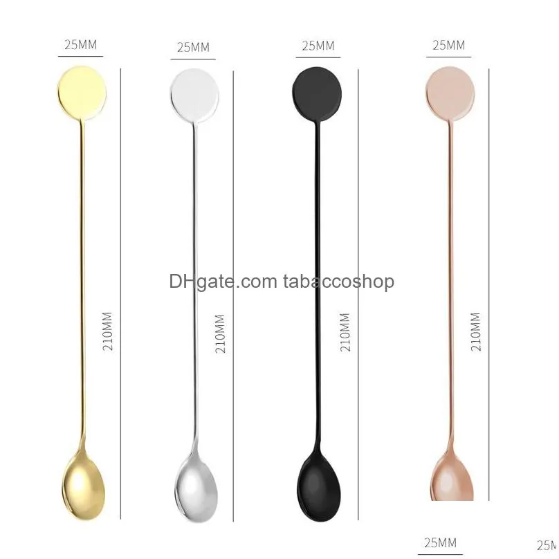 Golandstar 12-Inch Stainless Steel Bar Spoons – 10-Piece Set For Cocktail Mixing, Shaking & Stirring
