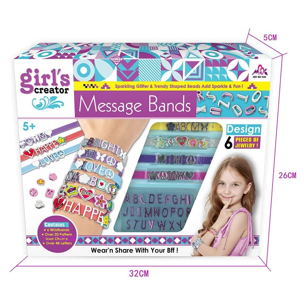 bracelet making kit other toys jewelry making supplies beads crafts gifts set for girls teens age 8-12