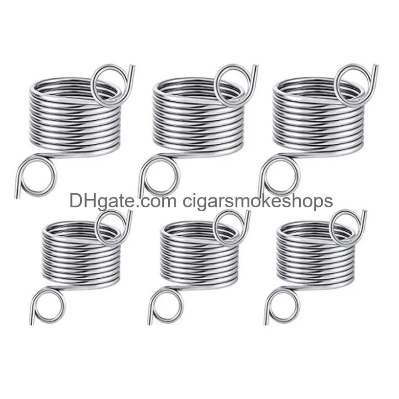 sewing metal yarn guide knitting thimble stainless steel thimble finger ring for knitting crafts accessories tool kdjk2301