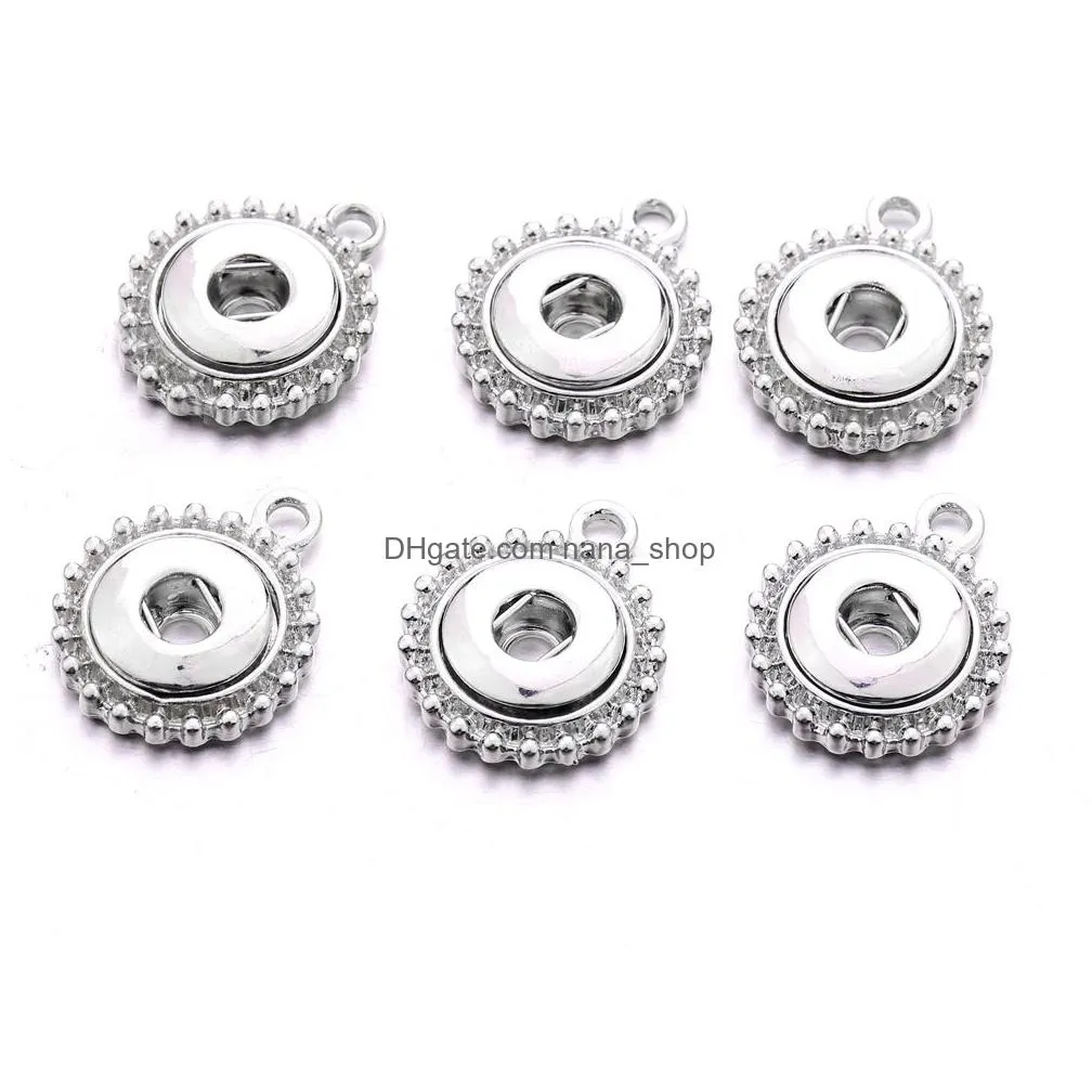 silver plated 12mm snap button necklace necklace for women ginger snaps buttons jewelry