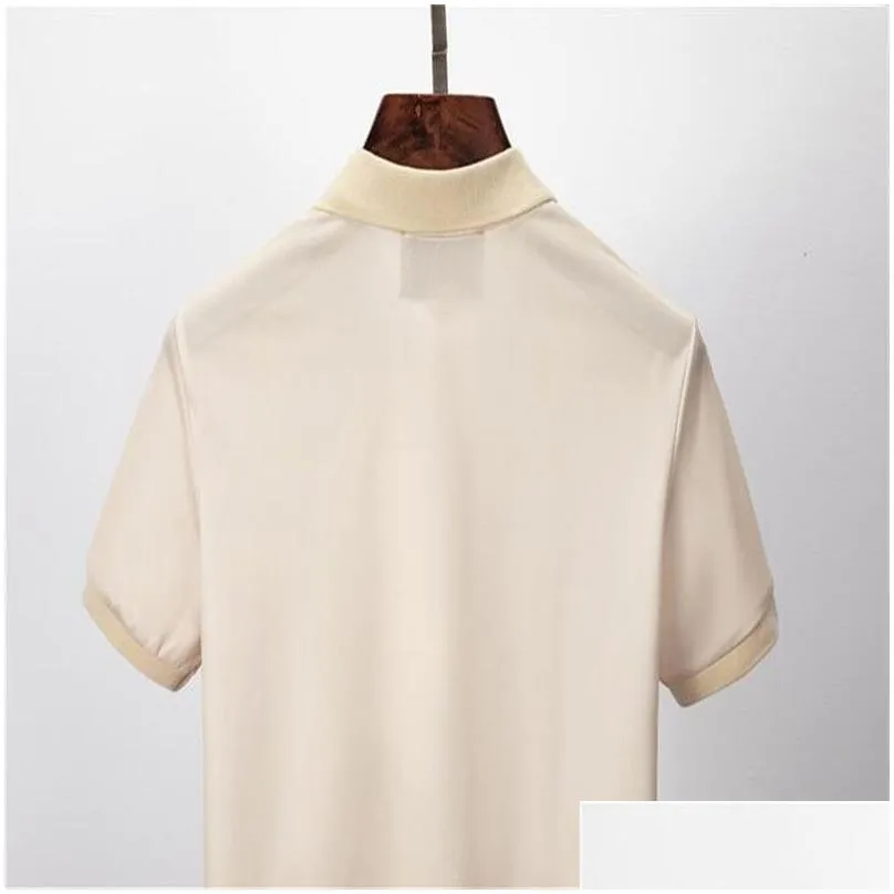 2022 fashion designer mens polo shirt mens short sleeve t-shirt original single lapel shirts jacket sportswear jogging m-3xl6205