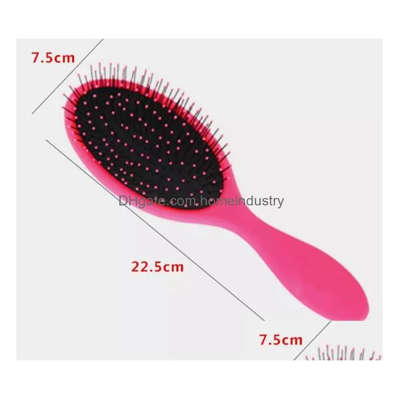 wet dry hair brush hair detangler brush massage comb with airbags combs for wet hair shower brush 2018