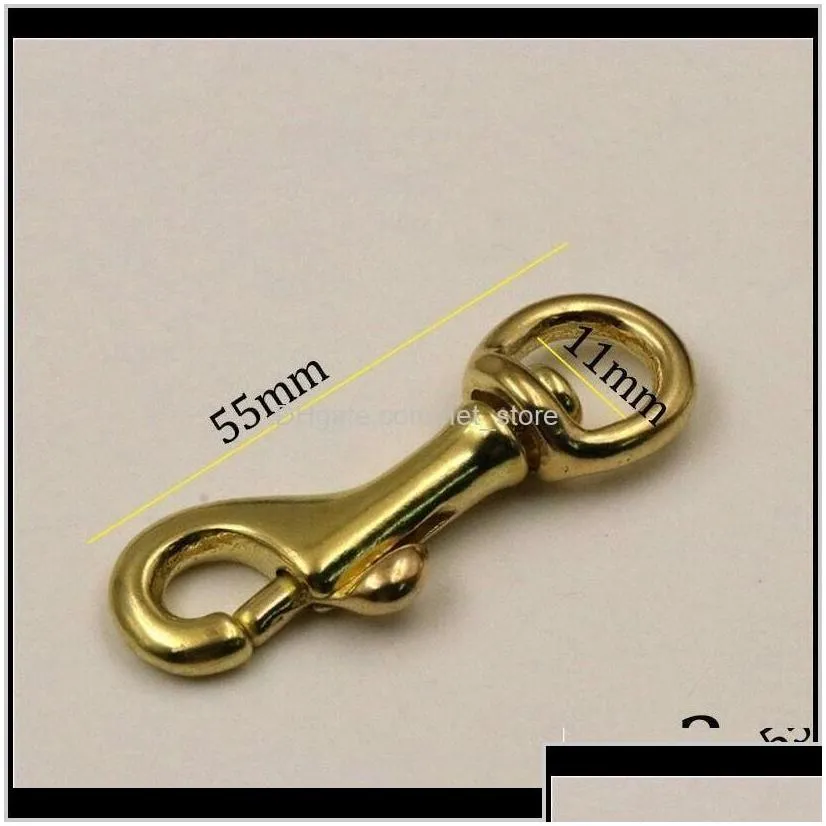 bag parts accessories 5pcs solid brass trigger swivel eye bolt snap hook webbing leather craft buckle for making bags szeie cebvo