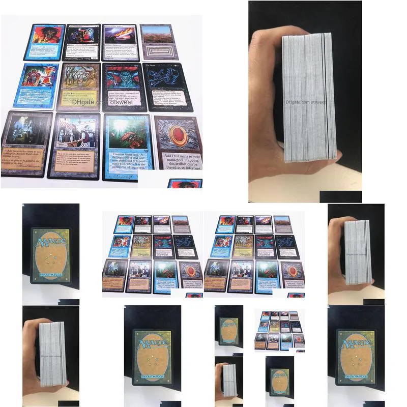 hot sell do the good quality 100pcs/lot magic cards board games by yourself english version tcg playing cards