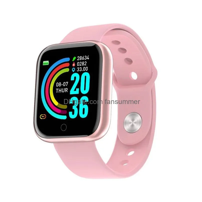 d20 smart watch women men blood pressure sleep fitness message reminder sport 1.44 inch usb series electronic2023