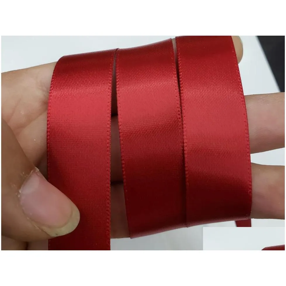 satin ribbon roll reel diy arts craft sewing trimming labels gift wrapping party decorations 91 methers/roll 13/16/20/26/32/40mm