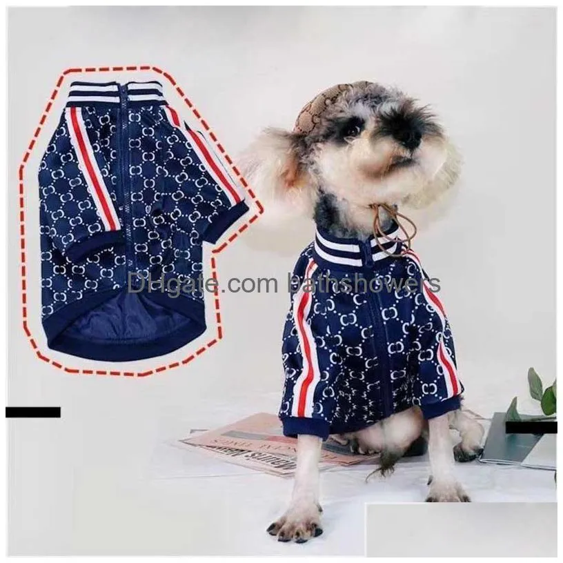 fashion high quality cats clothes designers puppy clothing letters printed pet hats animals jackets outdoor casual sports pets coats