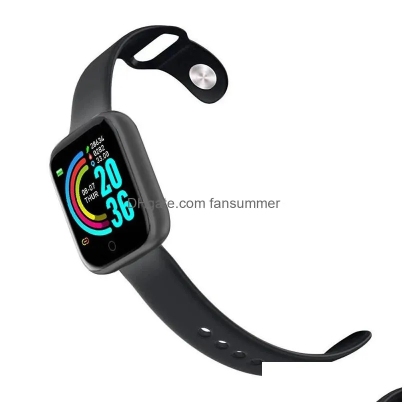 Y68 Smart Watch, Colorful Fitness Tracker With Step Counting, Sports ...
