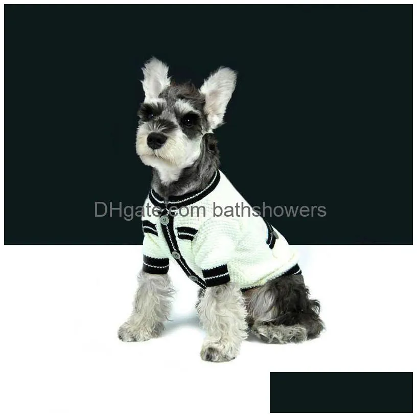simple pattern pets sweaters spring fall personality lovely pet coats classic soft touch bulldog teddy jackets