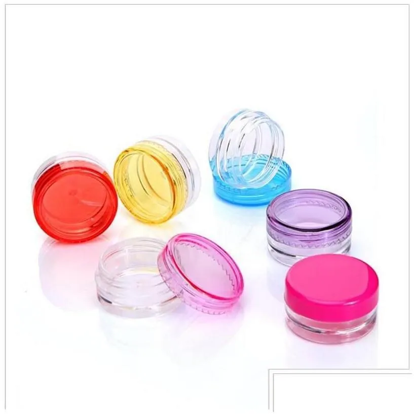 Packing Bottles 3G 5G Plastic Containers Jar Box Transparent Bottle Empty Cosmetic Cream Jars L 5Ml Container Drop Delivery Office S