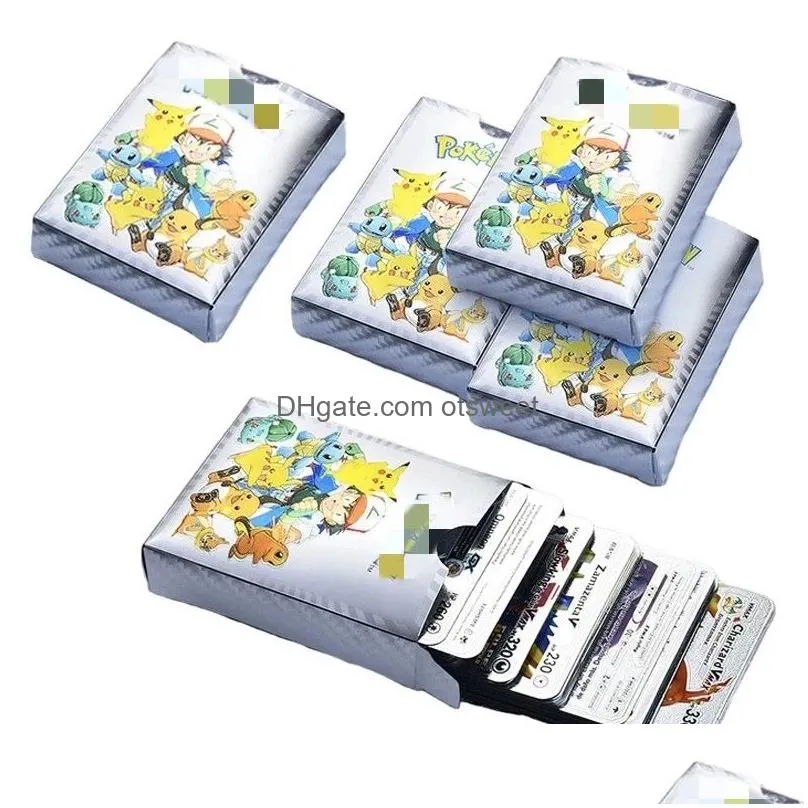 top 55 game cartoon gold foil card leisure game atmosphere game props wholesale stock 00111