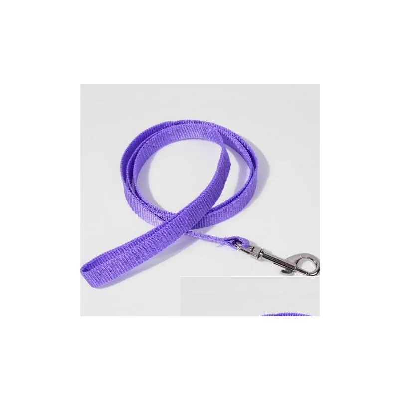 width 2cm long 2cm nylon dog leashes pet puppy training straps black/blue dogs lead rope belt leash gb1649