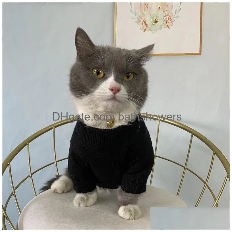 brand luxury dog apparel designer fashion denim hoodies cat dog clothes with letter outdoor casual pets coats accessories